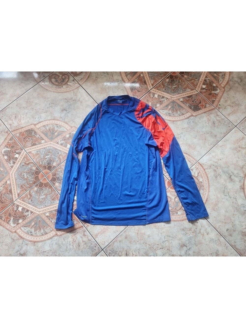Florida Gators Nike Fit Vintage Blue Orange Large Long Sleeve